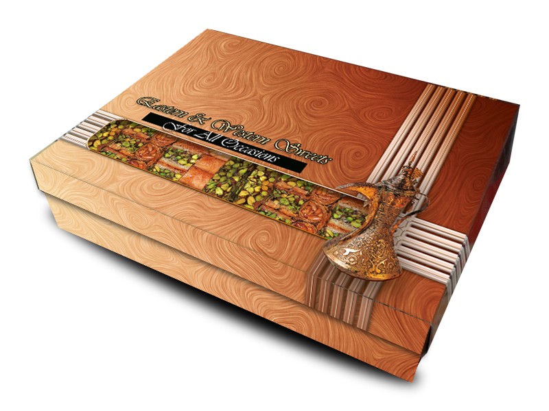 علبة حلويات مشلكة